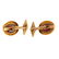 A Gentlemen's Pair of Garnet Cufflinks in 18K - 3