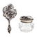Art Nouveau sterling vanity items