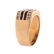 A Gent's 14K Sapphire & Diamond Band - 2