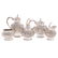 Kirk repousse sterling 5-pc coffee & tea service