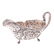 Stieff repousse sterling gravy boat & under tray - 4