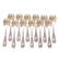 Rare set Dominick & Haff sterling ice cream forks