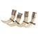 Silver mounted boar tusk salt & pepper shakers - 3