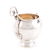 Gorham sterling sugar bowl & cream pitcher - 3