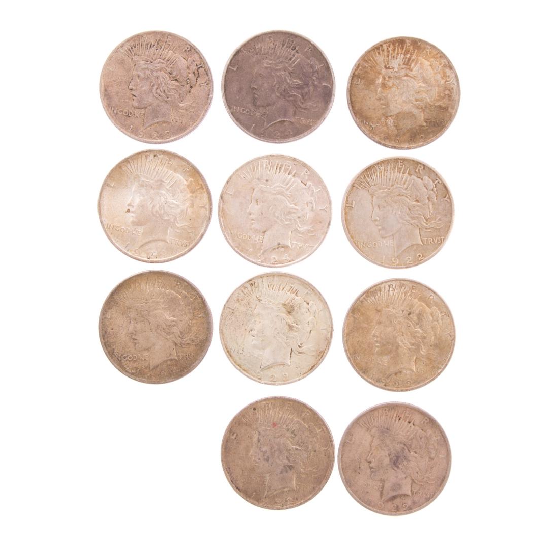 [US] 11 Peace Dollars (1 of 4)