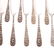 12 Stieff "Rose" sterling silver butter knives - 2