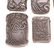 7 Art Nouveau sterling silver match safes - 2