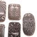 7 Art Nouveau sterling silver match safes - 3