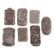 7 Art Nouveau sterling silver match safes - 4