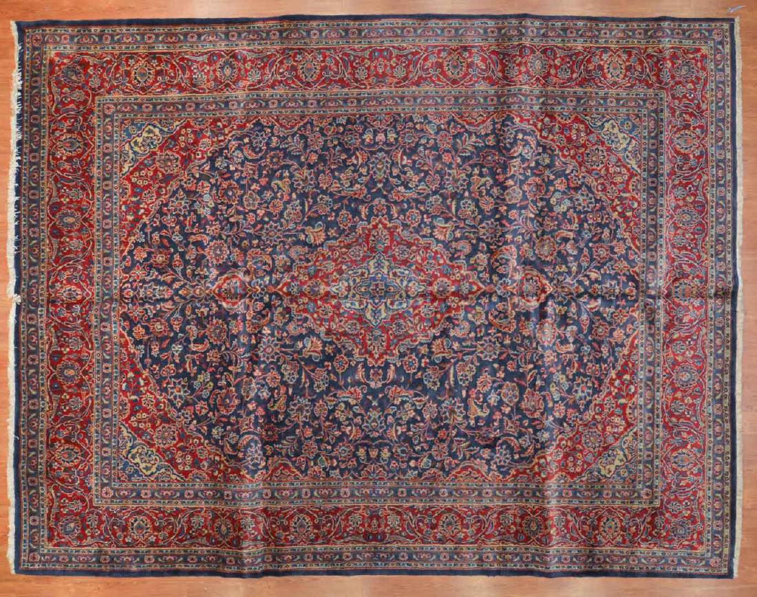 Persian Keshan carpet, approx. 9.8 x 12.4 (1 of 3)