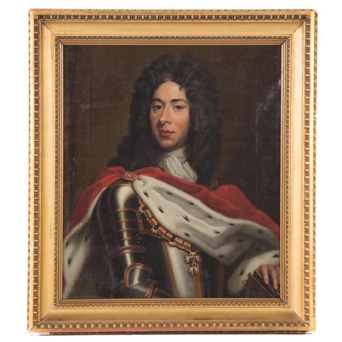 After Godfrey Kneller. Eugene of Savoy, oil (1 of 3)