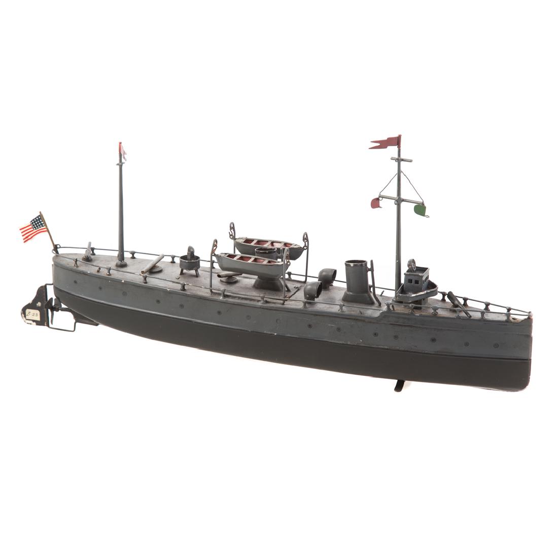 Bing tinplate torpedo boat (1 of 3)