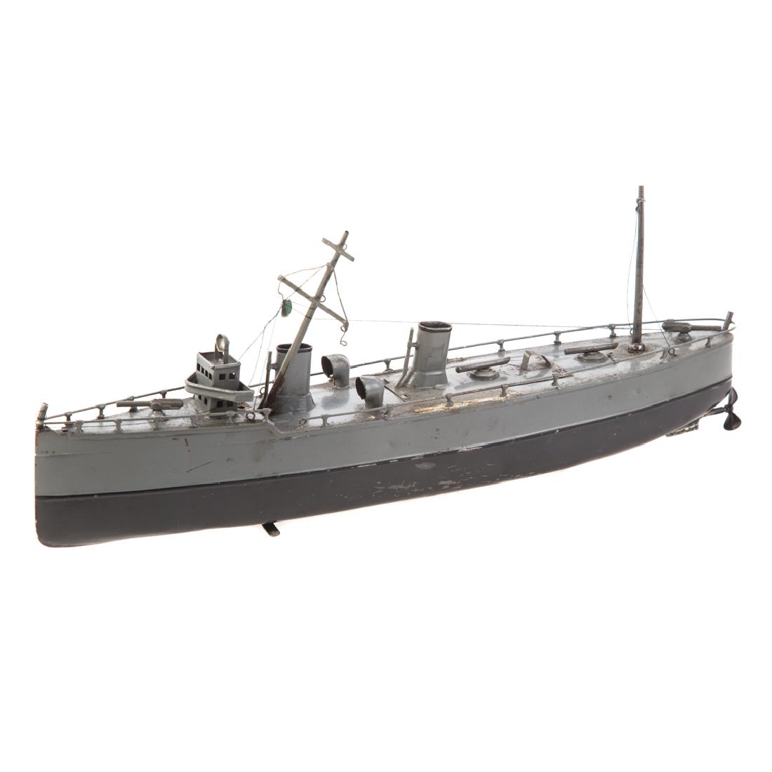 Bing tinplate torpedo boat (1 of 4)