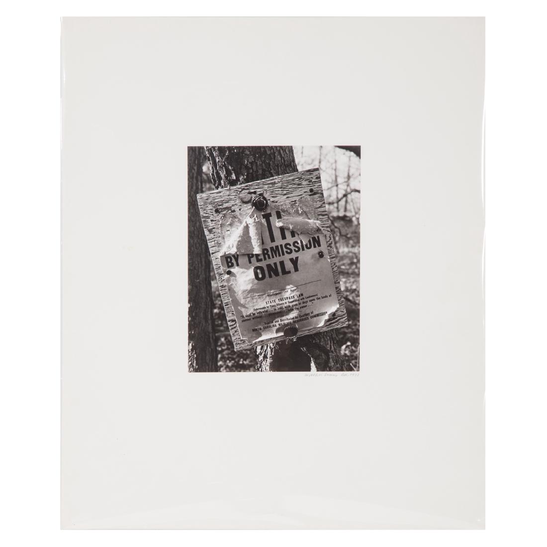 Walker Evans. "North Carolina...Sign," photograph (1 of 5)