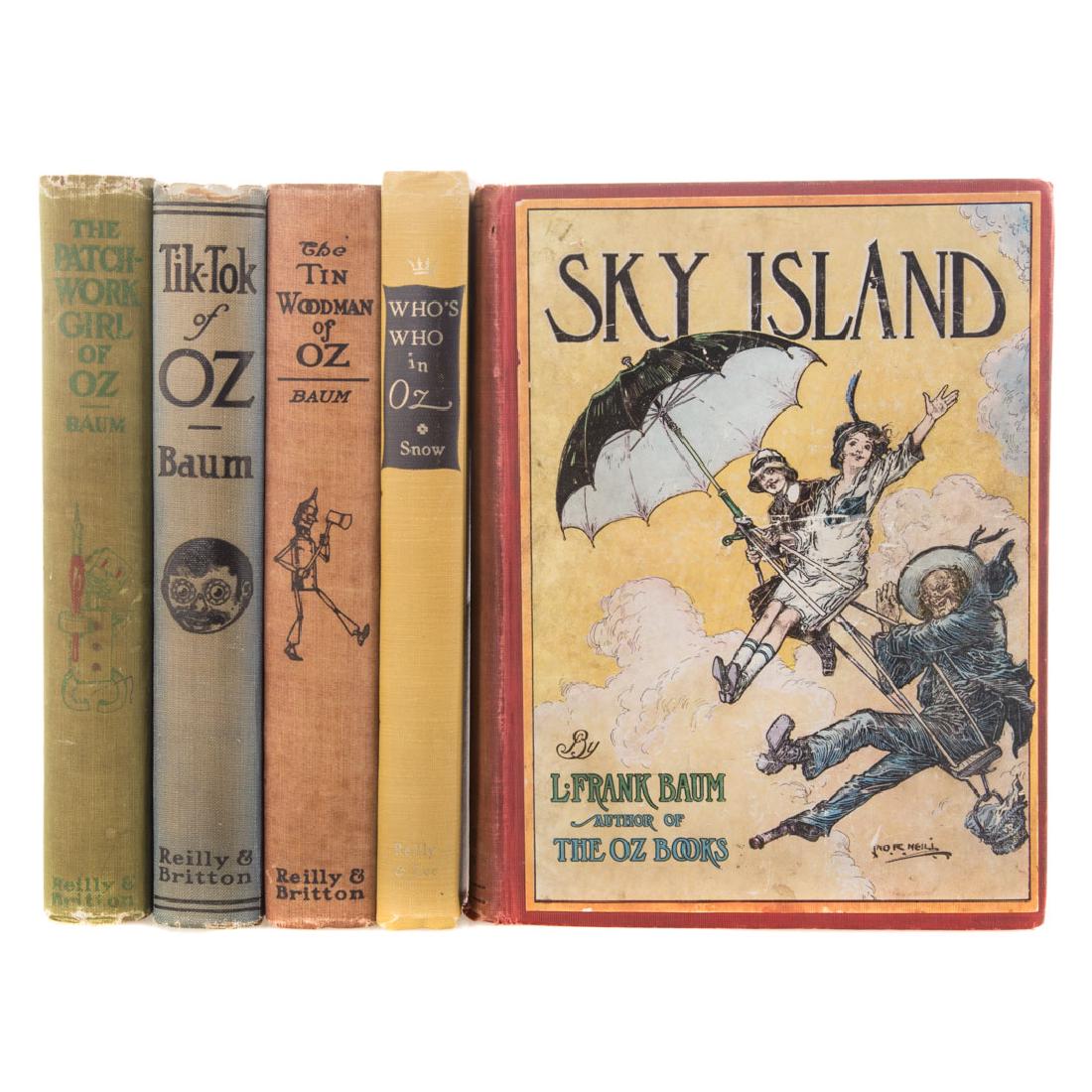 L. Frank Baum. Lot of five books (1 of 4)