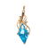A Blue Topaz & Diamond Earring and Pendant Set - 2