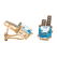 A Blue Topaz & Diamond Earring and Pendant Set - 4