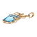 A Blue Topaz & Diamond Earring and Pendant Set - 6