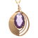 A Lady's 22K Chain with 18K Amethyst Pendant