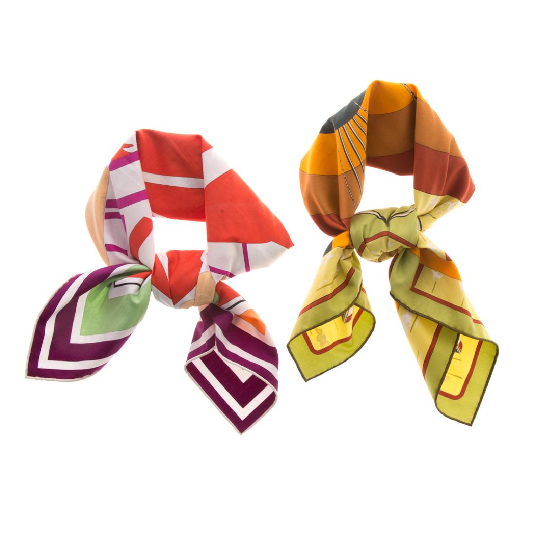 Hermès"Puzzle" Scarf 65 & "Arcs en Ciel” Scarf 65 (1 of 12)