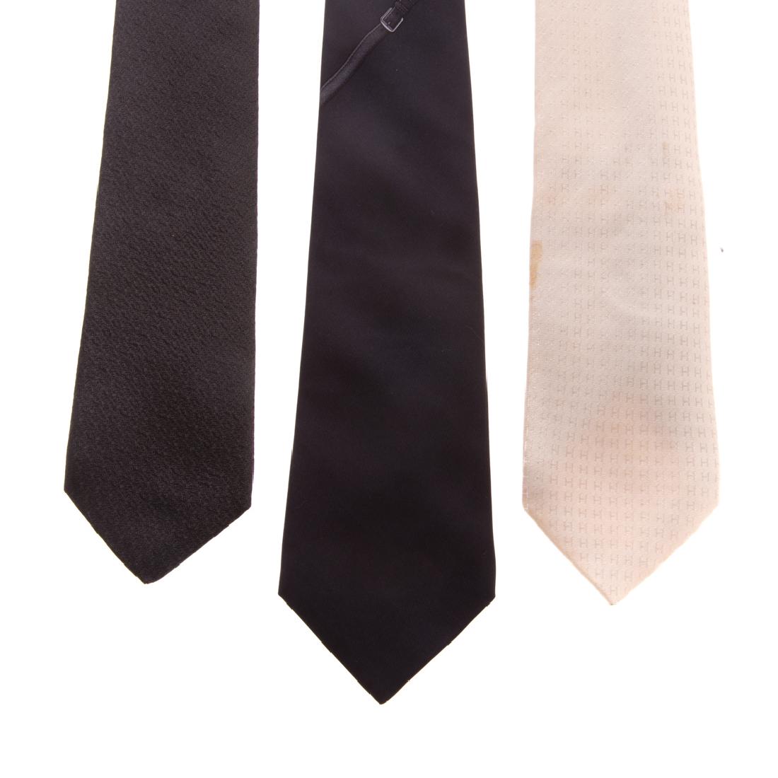 Three Gent's Hermès Dress Ties (1 of 8)