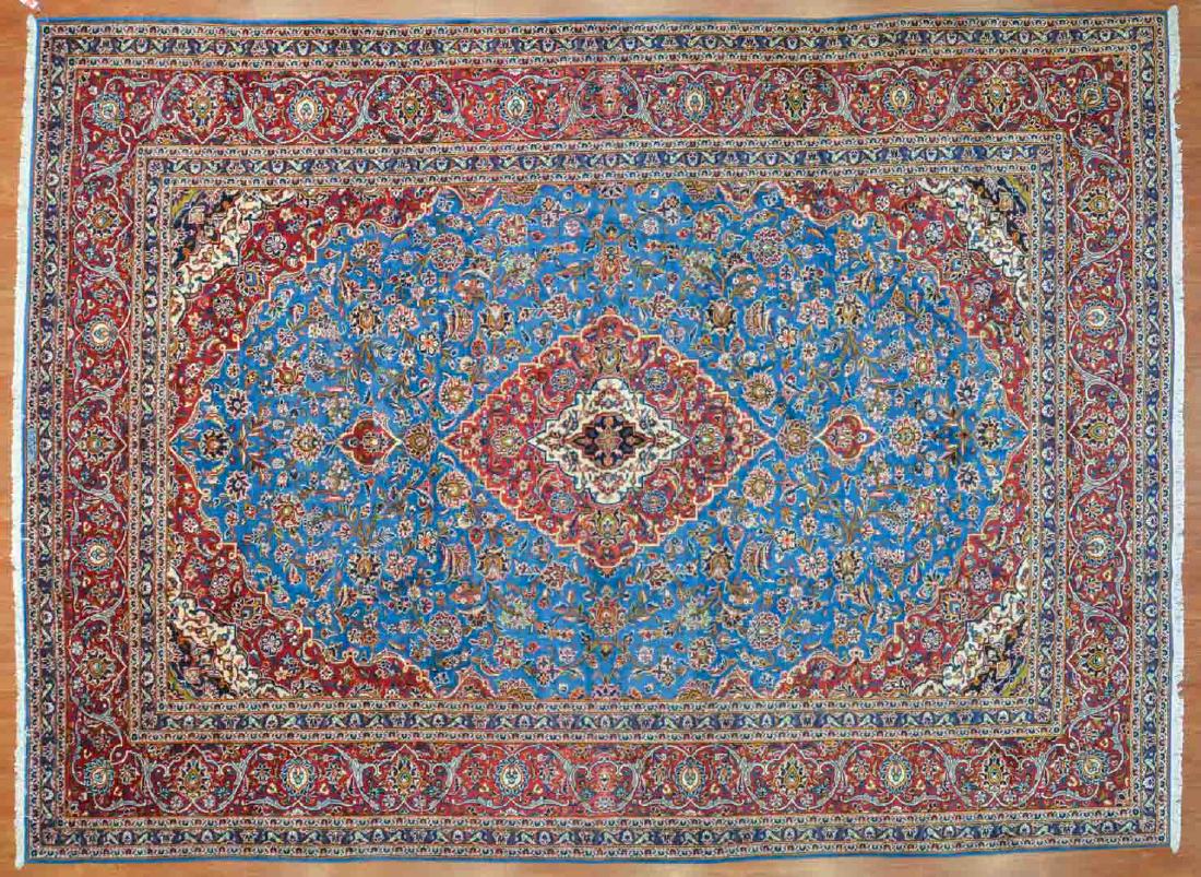 Persian Keshan carpet, approx. 9.9 x 13.3 (1 of 4)
