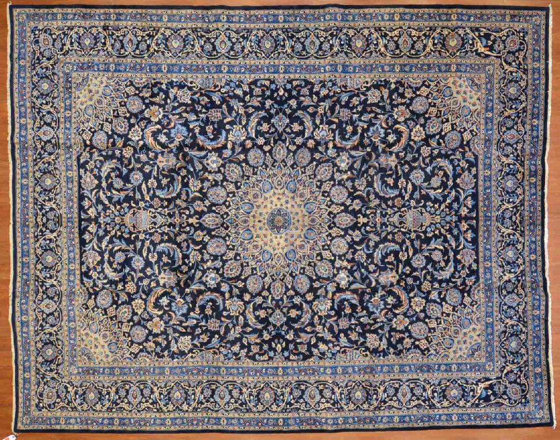 Persian Keshan carpet, approx. 9.8 x 12.3 (1 of 3)