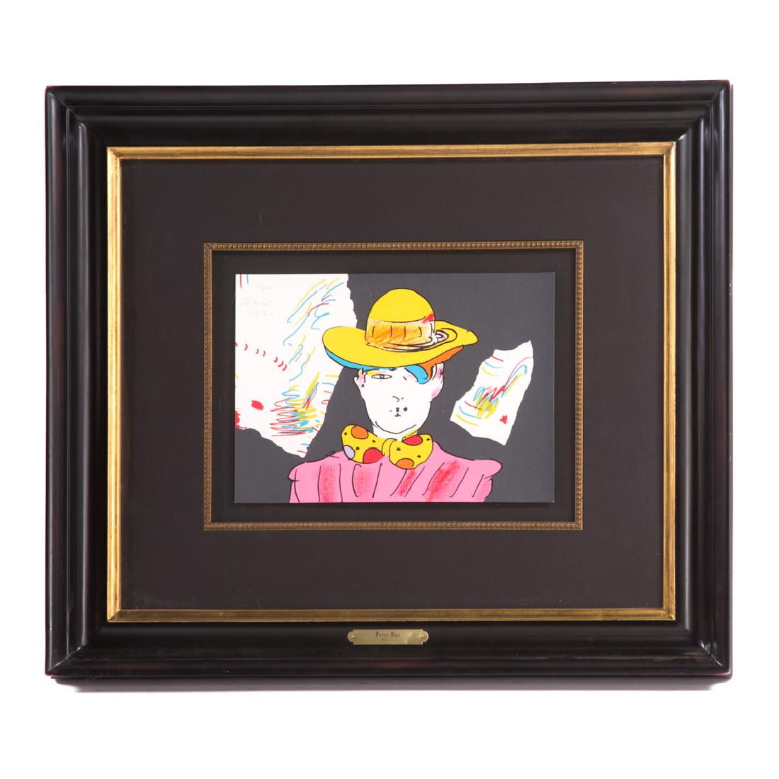 Peter Max. "Clown", color lithograph (1 of 5)