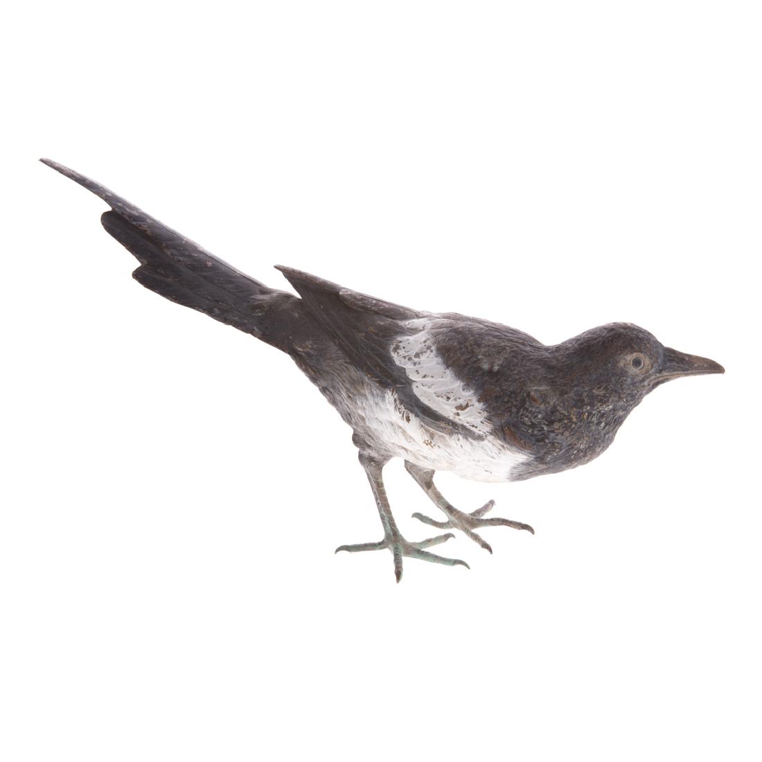 Bergman. Vienna cold painted bronze songbird (1 of 6)