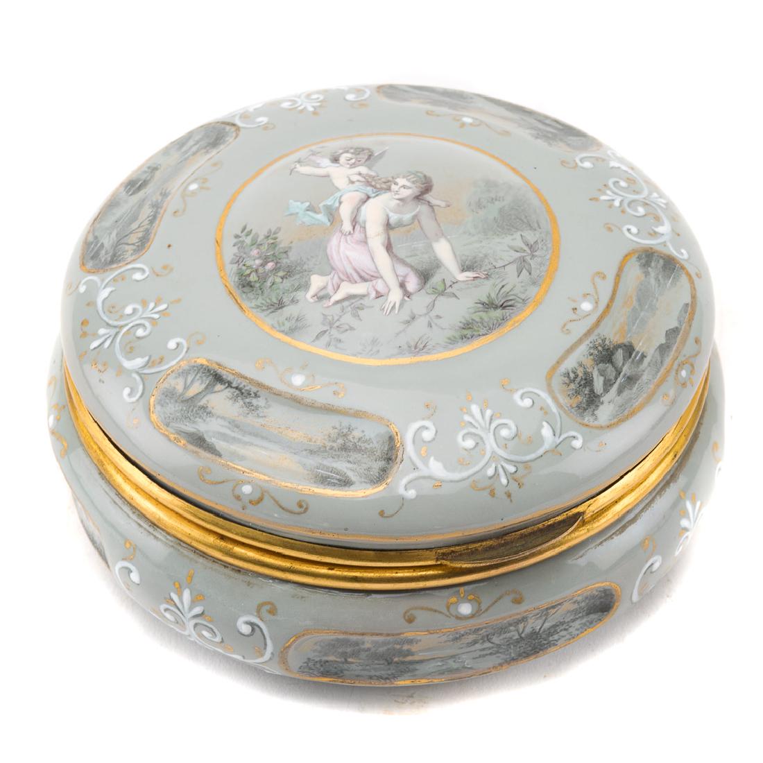 Austrian enamel dresser box (1 of 5)