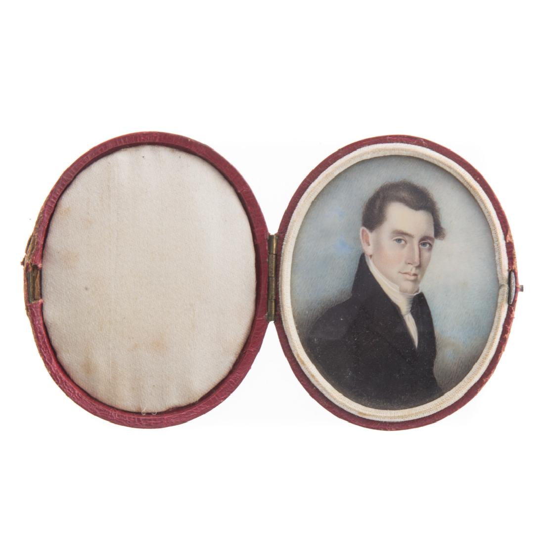 Portrait miniature of gentleman (1 of 3)