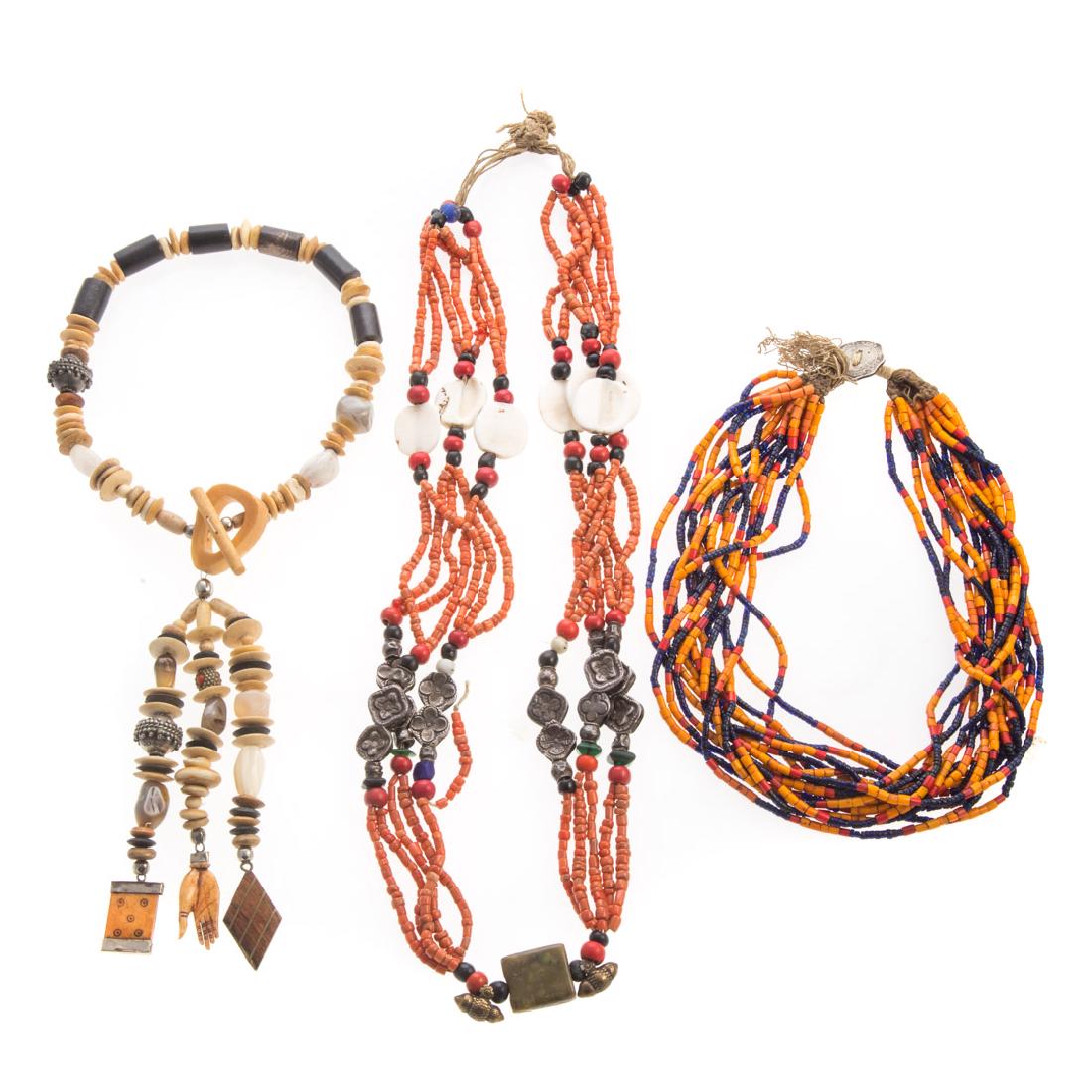 A Trio of Ethnic Necklaces from World Travels (1 of 4)