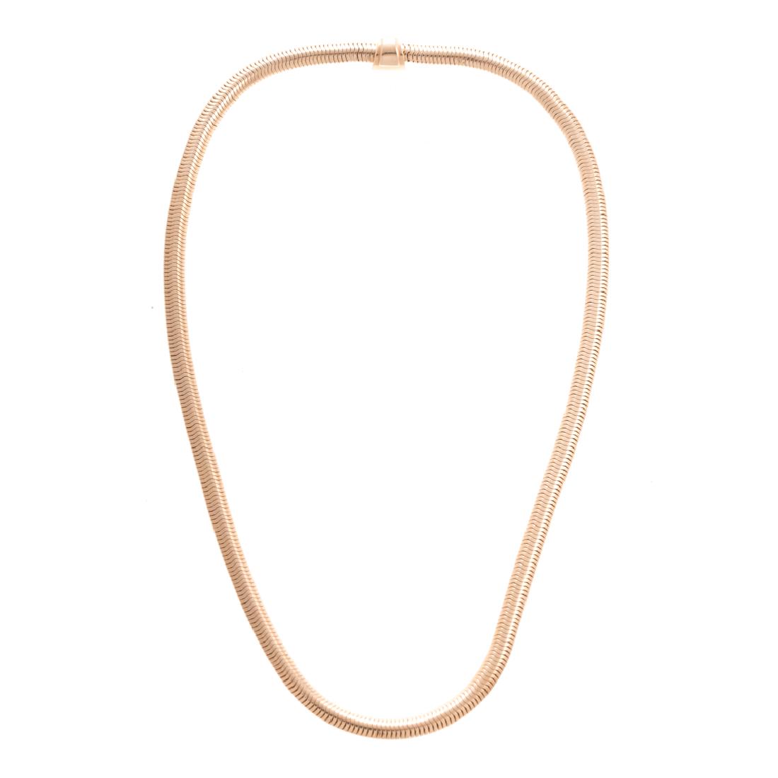 A Lady's Heavy 14K Snake Chain (1 of 3)