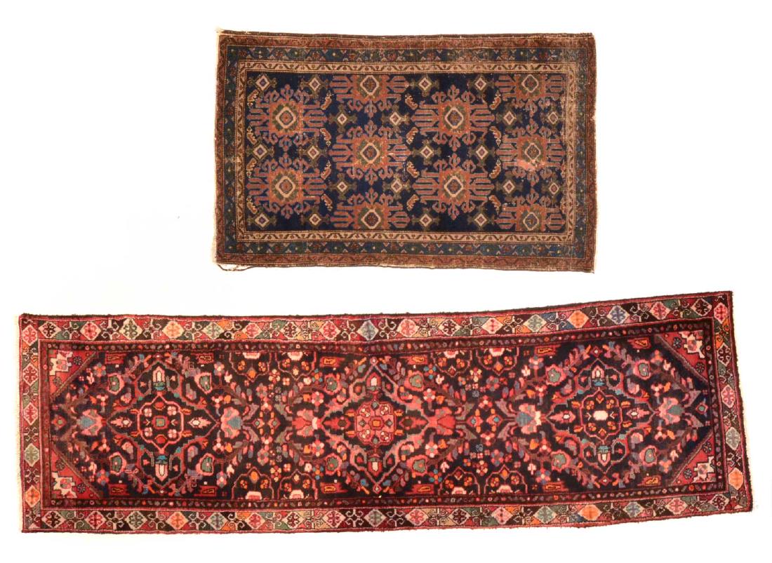 Two Persian Hamadan rugs, Iran (1 of 6)