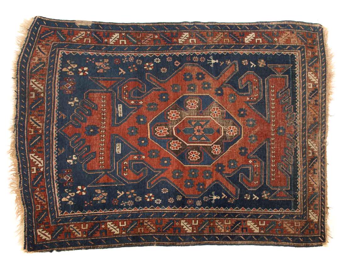 Antique Kuba rug, approx. 3.2 x 4.7 (1 of 5)