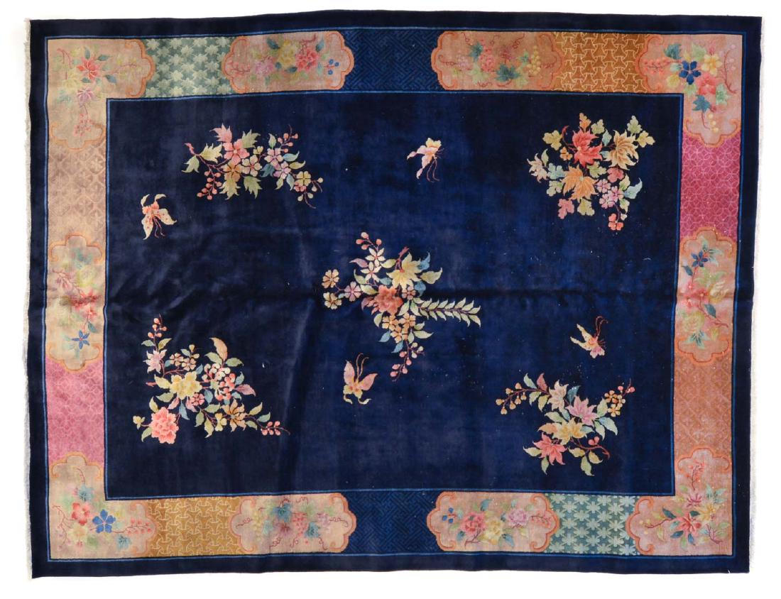 Antique Nichols carpet, approx. 8.7 x 11.4 (1 of 4)