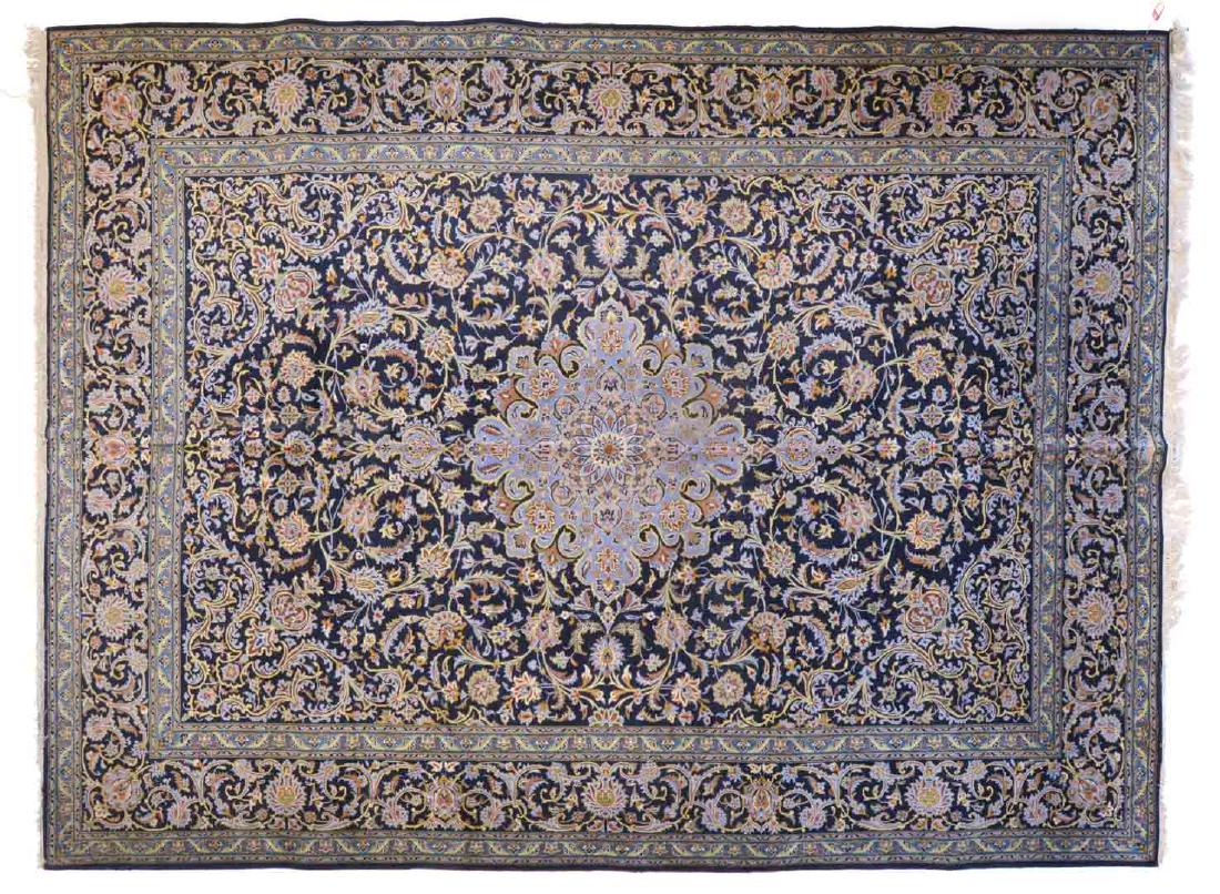 Persian Keshan carpet, approx. 10 x 13.5 (1 of 4)