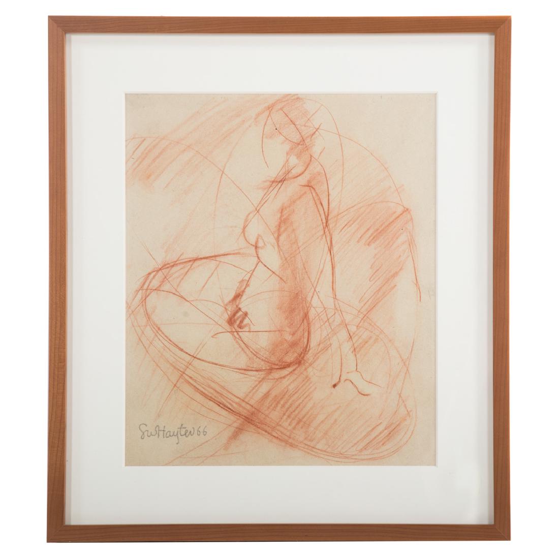 Stanley Hayter. Untitled, colored pencil (1 of 3)