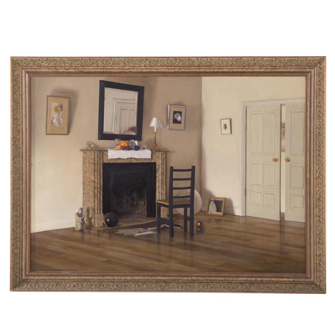 Jeremiah Stermer. An Interior Once Occupied, oil (1 of 4)