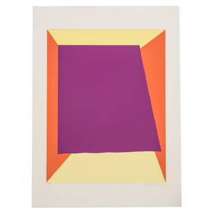 Richard Mortensen. Untitled, silkscreen: (Danish, 1910-1993). 1974, color silkscreen, ed: 85/100, pencil signed "Mortensen 74," lr, image size: 23 x 17 1/2 in., unframed; Private collection, New York, NY