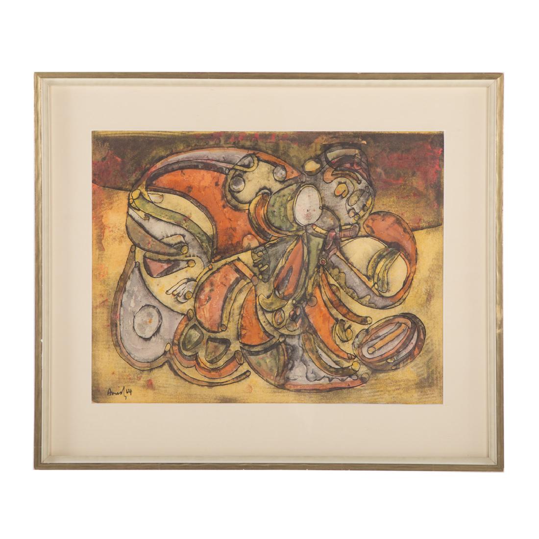 Avinash Chandra. "To-morrow," colored ink (1 of 5)