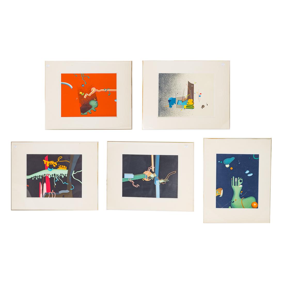 Yankel Ginzburg. Five Surrealist Compositions (1 of 8)