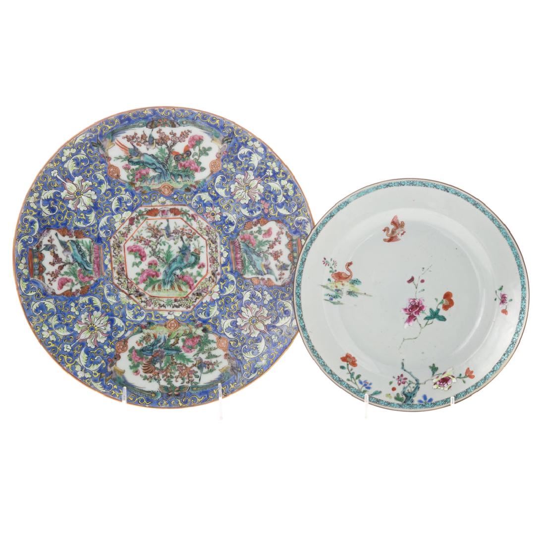 Chinese Export Famille Rose plate and charger (1 of 5)