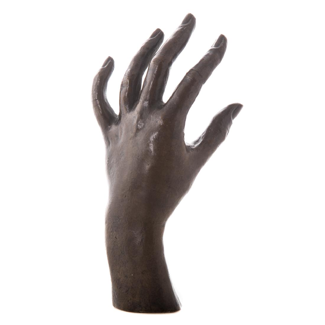 French cast bronze hand of Madame Veuve Liebaut (1 of 5)