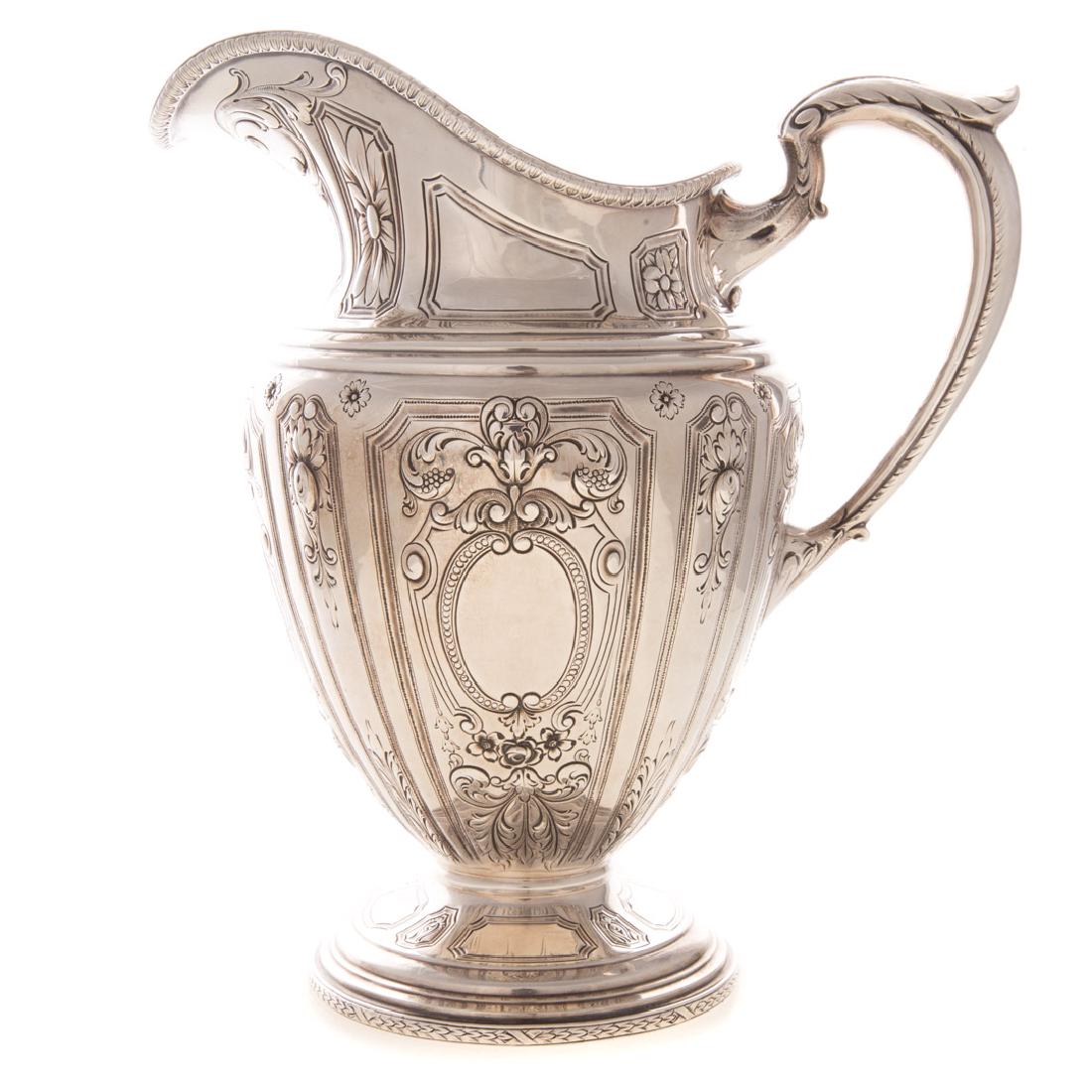 Baltimore sterling silver pitcher by Schofield (1 of 6)
