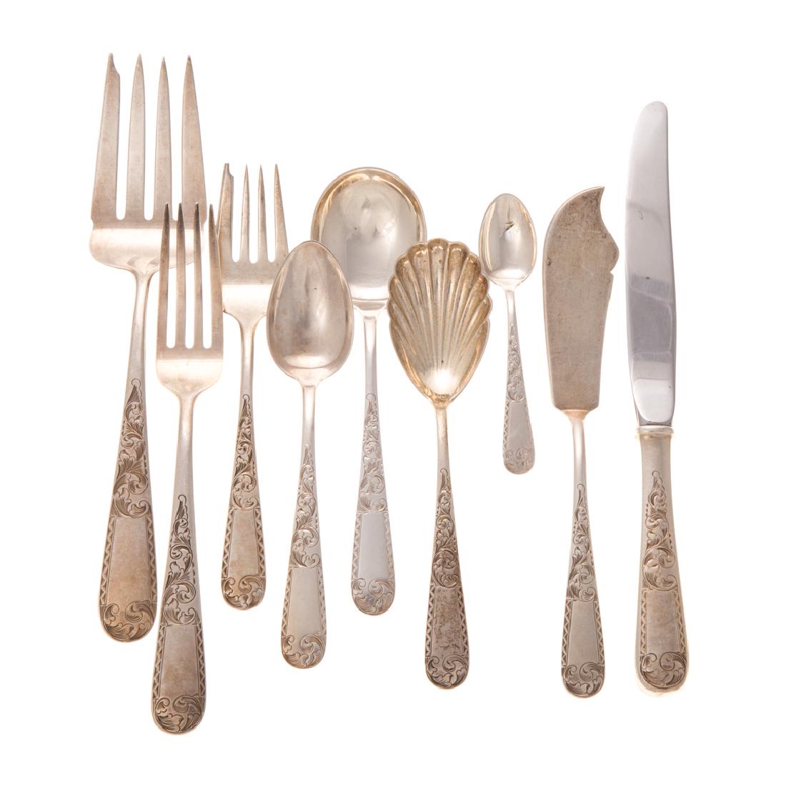 Kirk "Mayflower" sterling 38-pc flatware (1 of 4)