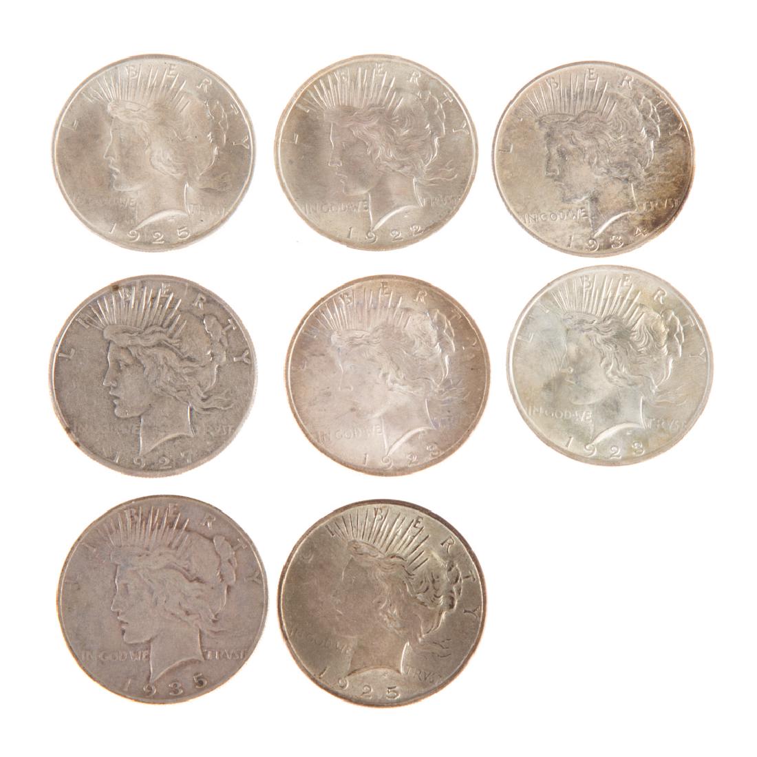 [US] 8 Better Peace Dollars (1 of 2)