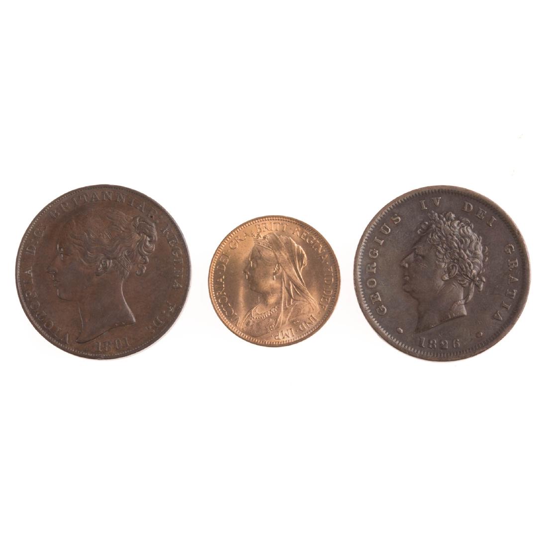 [World] 19th Century English Copper Coins (1 of 2)