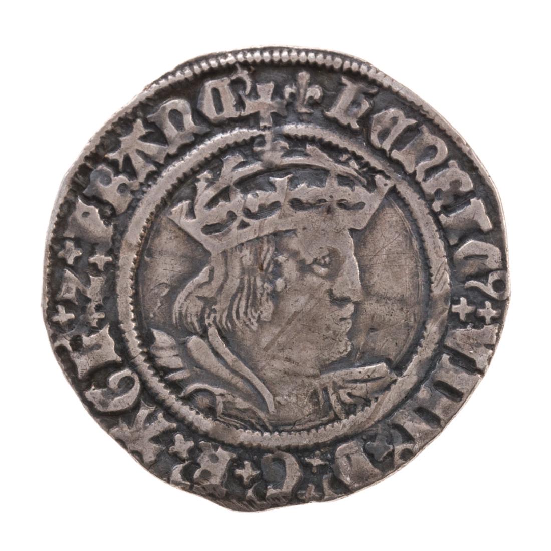 [World] Henry VIII Silver Groat, 1529-1532 (1 of 2)