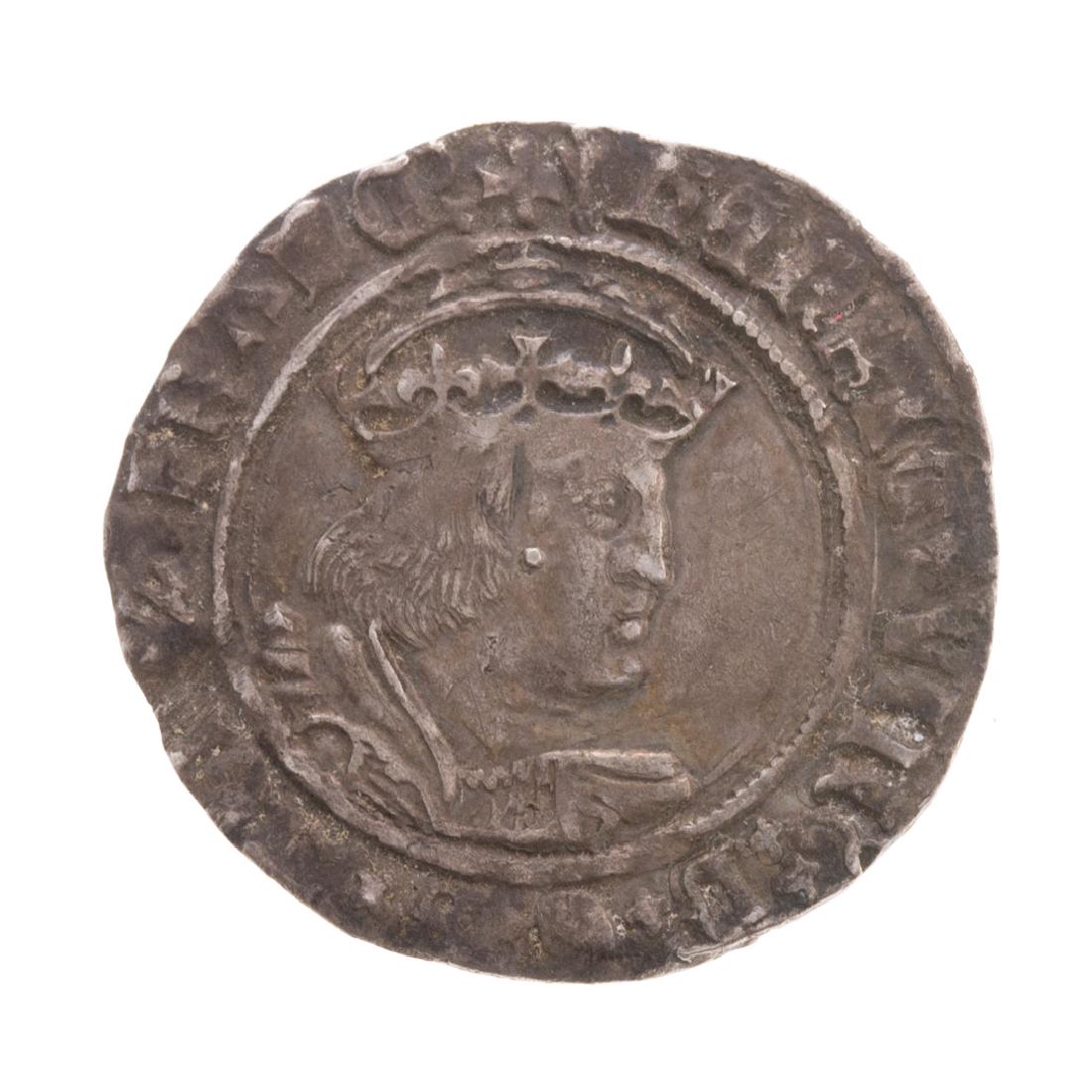 [World] Henry VIII Silver Groat (1529 - 1532) (1 of 2)
